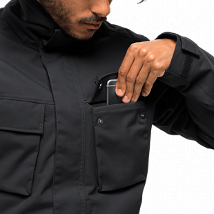 Куртка мужская Jack Wolfskin Glacier Canyon Parka black