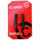 Резинки для тормозных колодок Clark`s сменные CP501 Shimano/SRAM black 3-040