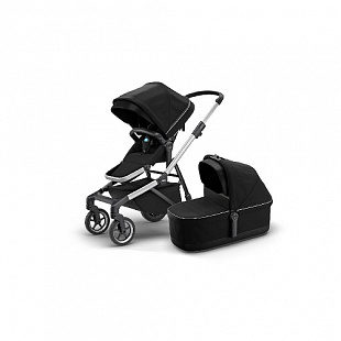 Коляска Thule Sleek + Bassin Midnight black (11000007)