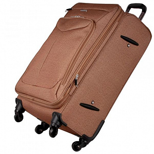 Чемодан большой Polar 28" 3-ой Р8593 grey/blue