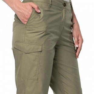 Ветрозащитные брюки женские Jack Wolfskin Lakeside Pants W khaki