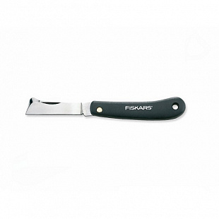 Нож садовый Fiskars плоский для прививок 125900 1001625