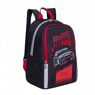 Рюкзак для мальчика GRIZZLY RB-863-1 black/red