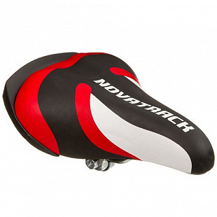 Седло Novatrack детское black/red/white КЛ98767