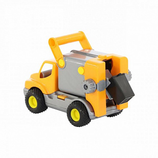 Автомобиль Полесье КонсТрак Коммунальный 0414 orange