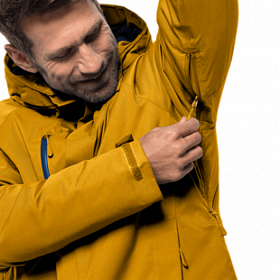 Куртка мужская Jack Wolfskin Troposphere Jacket M golden yellow