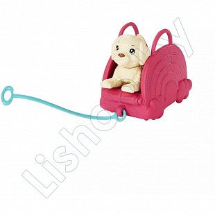 Кукла Barbie Дорожный набор Челси со щенком (HJY17)