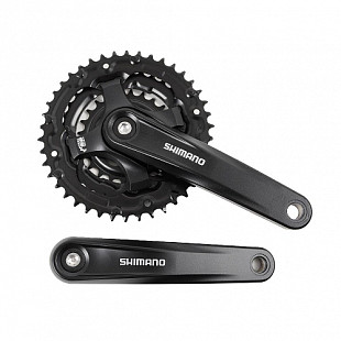 Система под квадрат Shimano fc-ty701 170мм 48/38/28T с фиксирующим болтом black ZSM70081