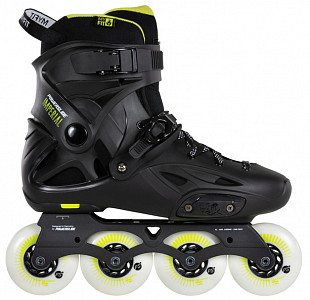 Роликовые коньки Powerslide Imperial One 80 908376 black/yellow