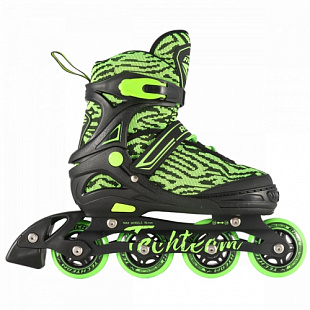 Роликовые коньки Tech Team Rich 2019 black/green