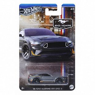 Машинка Hot Wheels Silver Series '18 Ford Mustang RTR Spec 5 (GRT01 JBY53)