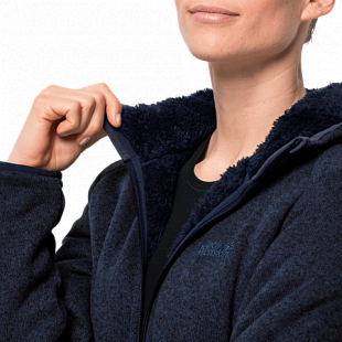Джемпер женский Jack Wolfskin Lakeland Jacket Women midnight blue