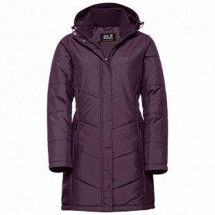 Пальто женское Jack Wolfskin Svalbard Coat Women aubergine