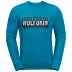 Пуловер мужский Jack Wolfskin Slogan Sweatshirt M blue reef