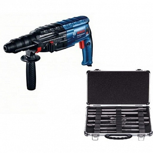 Перфоратор Bosch GBH 240 + набор оснастки 0615990L44