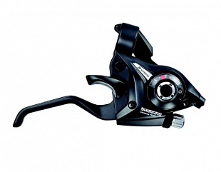 Тормозная ручка Shimano ST-EF51 левая 3-зв. + трос, для V-Brake black ASTEF51LSBL