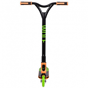 Самокат Novatrack Wolf Black/Orange 100A.WOLF.OR8