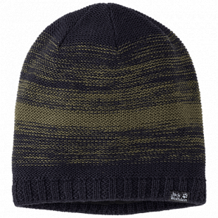 Шапка мужская Jack Wolfskin Colorfloat Knit Cap night blue