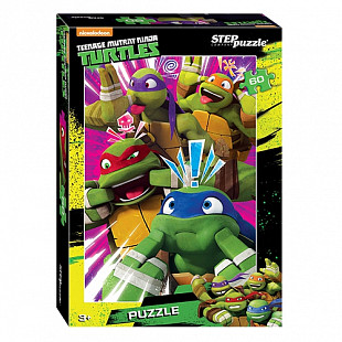 Мозаика Step Puzzle 60 Viacom Черепашки Ниндзя 81139