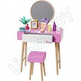 Набор мебели и аксессуаров Barbie Туалетный столик (HJV32 HJV35)