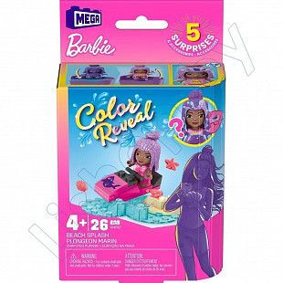 Конструктор MEGA Barbie Color Reveal (HHP85 HHP87)