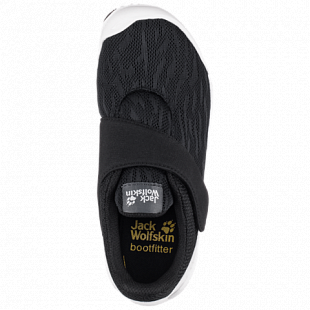 Полуботинки детские Jack Wolfskin Jungle Gym Chill Vc Low K zebra