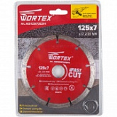 Алмазный круг Wortex 125х22 мм универсальный сегмент AGD12507US2011