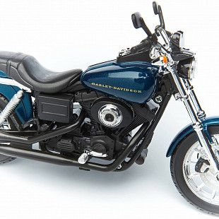Модель мотоцикла Maisto 1:12 Harley Davidson Dyna Super Glide Sport 2004 (32321) синий