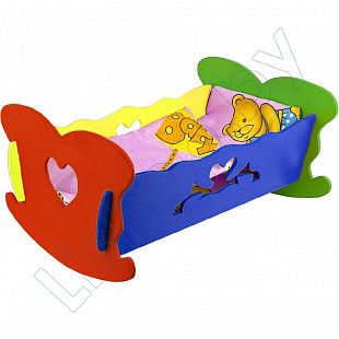 Кроватка для кукол Stantom 33 см (006327) pink №4