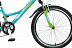 Велосипед Stinger Galaxy 24" 24AHV.GALAX.11GN7 Green/Turquoise Велосипед Stinger Galaxy 24" 24AHV.GALAX.11GN7 Green/Turquoise