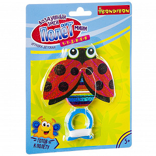 Мини-воздушный змей Bondibon Чудики Полет-божья коровка ВВ2493