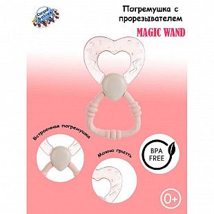 Погремушка Canpol babies MAGIC WAND с прорезывателем 0м+ (56/152_pin) pink