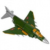 Игрушка пластмассовая на батарейках военный самолет KY80306-2 2 вида