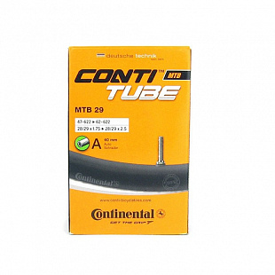 Велокамера Continental MTB 28/29", 47-662/62-662, A40, автониппель, 01821710000