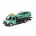 Масштабная модель автомобиля Bburago Street Fire Эвакуатор и Ford Focus ST 1:43 (18-31400) Black/Green