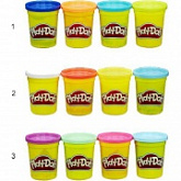 Игровой набор Play-Doh Пластилин для лепки из 4 шт. (B5517)