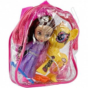Игровой набор Ausini Кукла и пони с аксессуарами (SM1968) violet