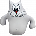 Мягкая игрушка Мнушки Кот Валера серый Аи02вал07