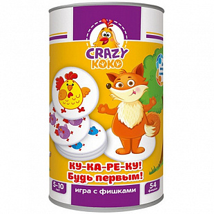 Игра настольная Vladi Toys Игра в тубусе Кукареку VT8020-04