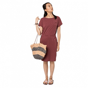 Платье трикотажное женское Jack Wolfskin Travel Dress auburn