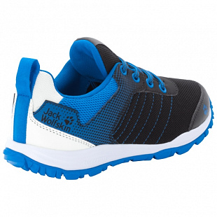Кроссовки детские Jack Wolfskin Cascade Low K black / blue