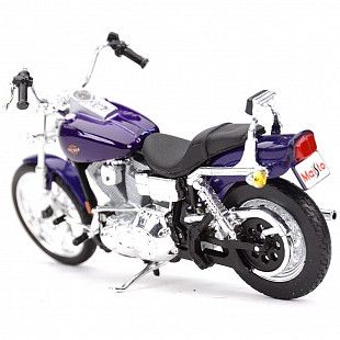 Мотоцикл Maisto 1:18 Harley Davidson 2001 FXDWG Dyna Wide Glide (31360) violet