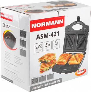 Сэндвичница Normann 3 в 1 ASM-421
