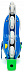 Роликовые коньки Sundays set blue PW-153B-5D