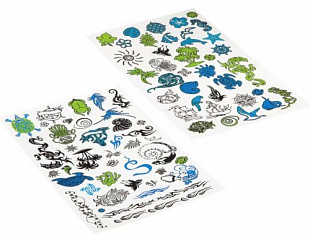 Набор тату-арт Bondibon Eva Moda.Тропические острова ВВ1823