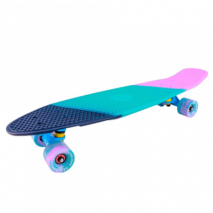 Лонгборд Tech Team Tricolor 27" 2018 blue/turquoise/pink