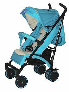 Коляска BabyHit Rainbow (Blue-White)