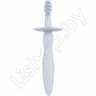 Зубная щетка Canpol babies с прорезывателем и ограничителем (51/500_blu)