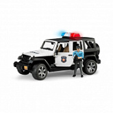 Игрушка Bruder Внедорожник Jeep Wrangler Unlimited Rubicon Полиция с фигуркой 02-526