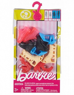 Игровой набор Barbie Обувь для кукол FYW80